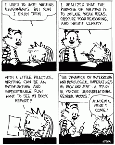 writing calvin-writing